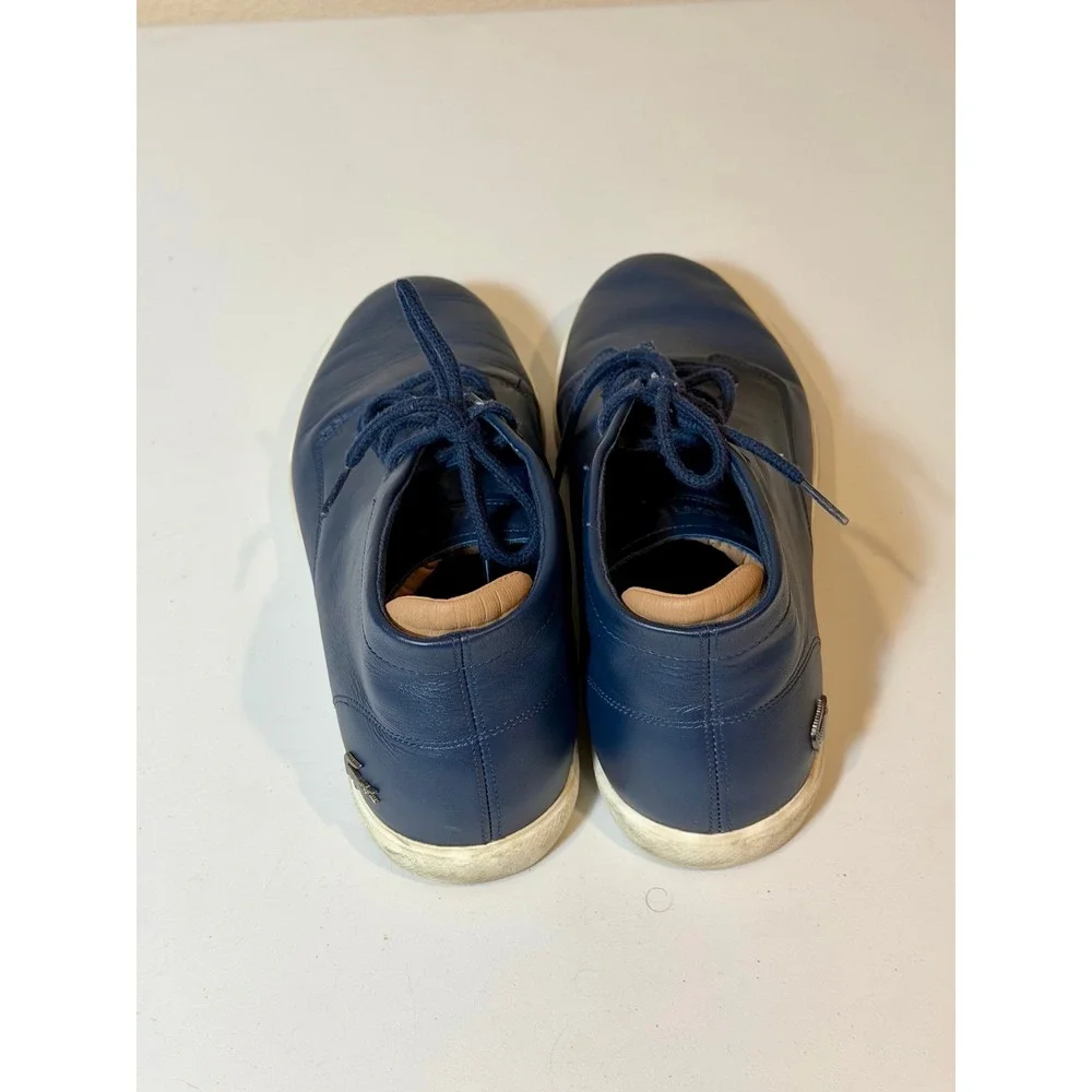Lacoste Espere Chukka 317 1 Ankle Boots Sneaker Mens 13‎ Blue Leather Lace Up